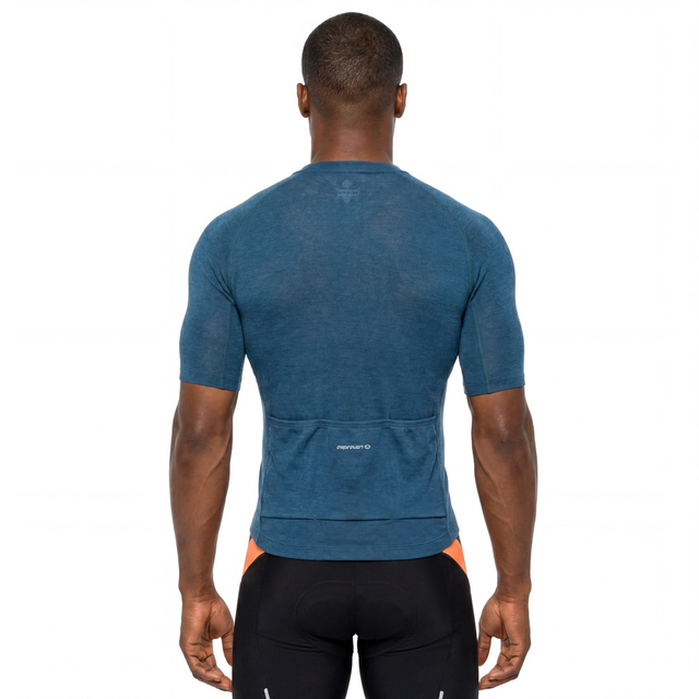 Merino Wool Raglan Short-sleeved Cycling Jersey