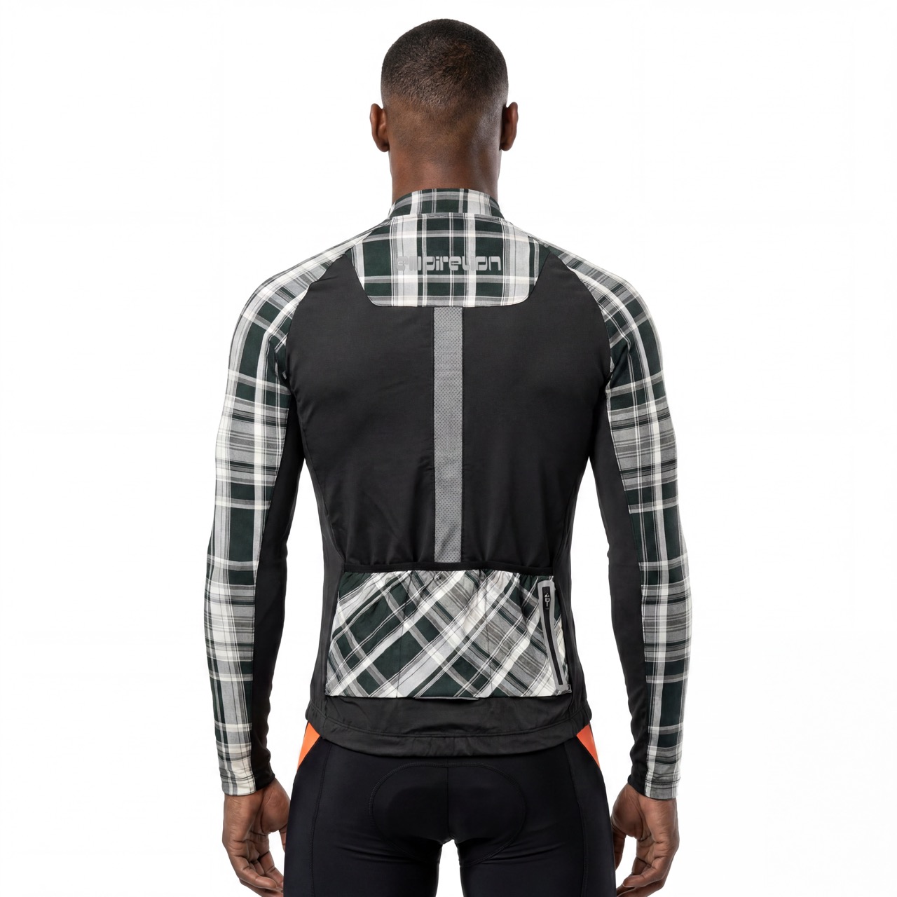 Yarndyed Check Long-sleeved Cycling Jersey
