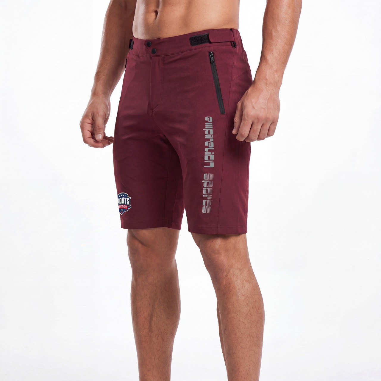 Mens Cycling Hikiing Reflective Sealed Pocket Short