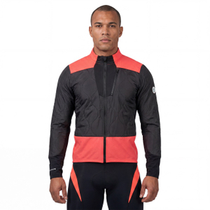 Mens Quiting Fluro Bond Panel Winter Jacket