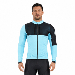 Mens Mesh Pocket Double Back Pocket Inner Fleece Cycling Jacket