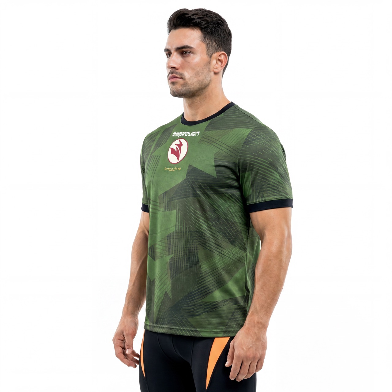 Mens Allover Print Logo T-shirt