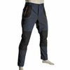 Mens Sports Fashion Contrast Trims Pants Color Block Hiking Trousers