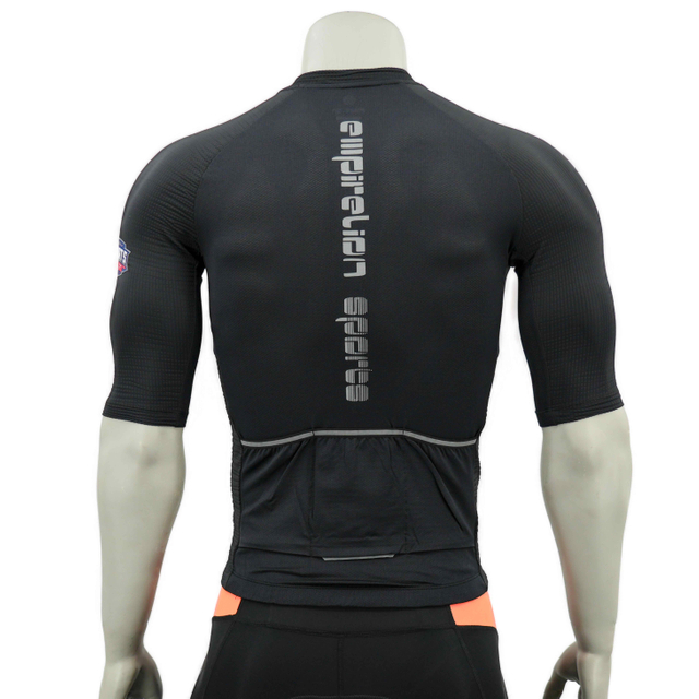 Mid Weight Panel Raglan Short-sleeved Tonal Design Cycling Jersey