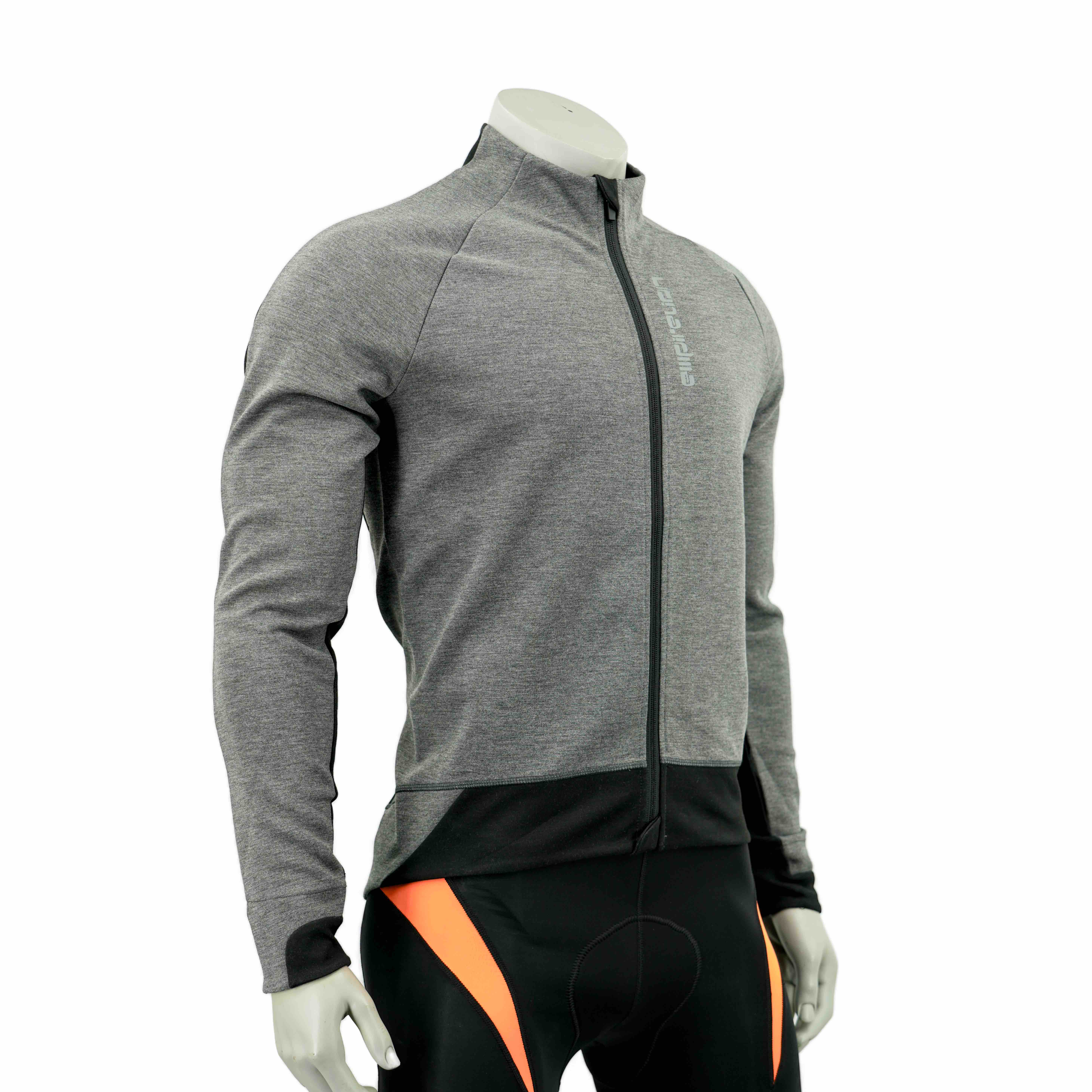 Color Block Reflective Panel Cycling Jacket