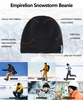 Water-Resistant Windproof Skull Cap, Helmet-Compatible Winter Beanie Snow-Proof Hat