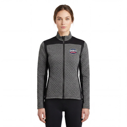 Womens Quilted Color Block Cycling Jacket