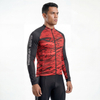 Mens Print Color Block Ride Cycling Jacket