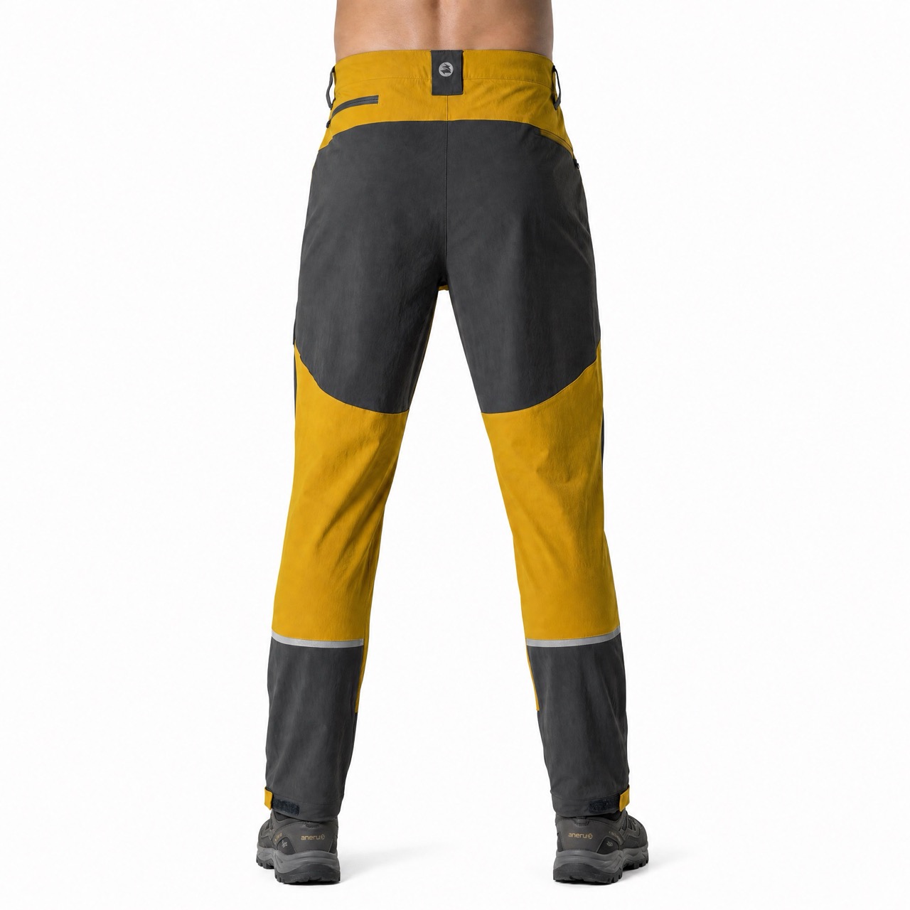 Mens Hiking Snow Pants Color Block Trekking Trousers