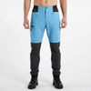Mens Hiking Color Block Trekking Trousers Elastic Waist Pant