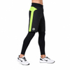 Mens Wind Proof Outdoor Quilting Color Block Baselayer 2 in 1 Adjustable Waist Pant