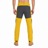 Mens Color Block Trekking Trousers Elastic Waist Hiking Pant