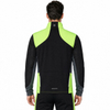 Mens Wind Proof Outdoor Quilting Color Block Fluro Trims Jacket