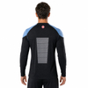 Mens Wind-protection Panels Baselayer Racing Workout Tops