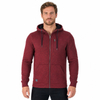 Men's Bonded Zip Thru Hoodie Cosy Thermal Windproof Climbing Hiking Sweatshirt