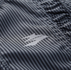 Women's Stripes Print Lightweight Full Zip Rib Hem Hoodie Jackets 