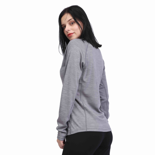 Women's 100% Merino Wool Thermal Underwear Long Sleeve Base Layer Set 