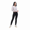 Women's Tummy Control Workout Running Yoga Leggings With Crotch Gusset