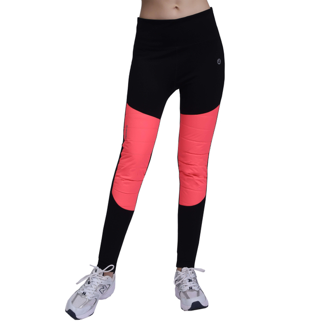 Women Knee Padded Hight Waist Windproof Function Legging