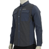Mens Hiking Camping Fishing Cooling Back & Armpit Vent Snaps Up Patch Pockets Stripes Shirts