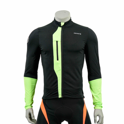 Fluro Color Block Midweight Cycling Jacket