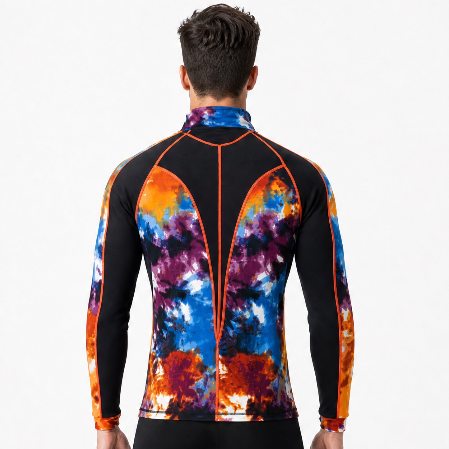 VMTR Mens Half Zip Long Sleeve Tops