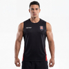 Mens Color Block Football Team Logo Vest