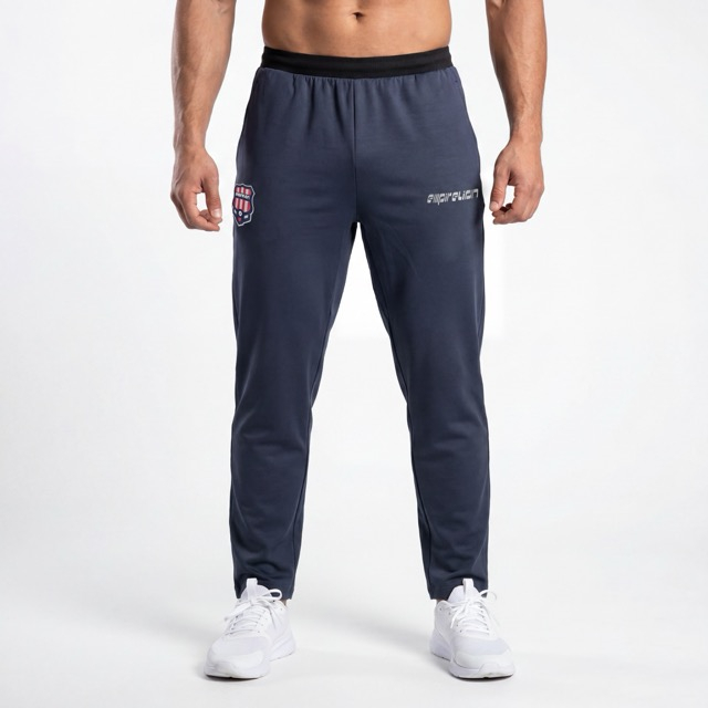Mens Football Athletic Workout Jogger Team Pants
