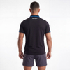 Mens Colorblock Polo Shirt Footabl Team Short Sleeve Tops