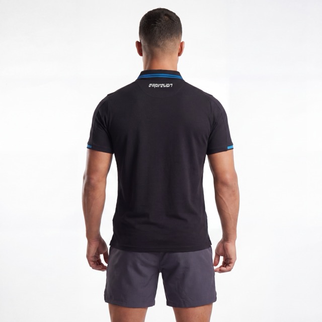 Mens Colorblock Polo Shirt Footabl Team Short Sleeve Tops