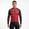 Mens Print Color Block Ride Cycling Jacket