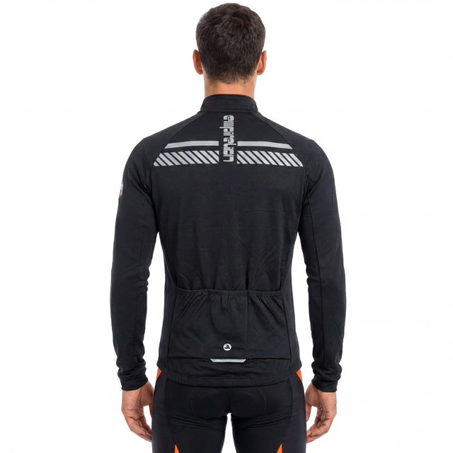 Mens Reflective Padded Cycling Jacket