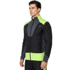 Mens Wind Proof Outdoor Quilting Color Block Fluro Trims Jacket