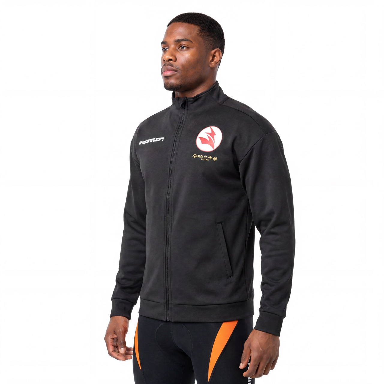 Mens Zip Through Football Term Jacket