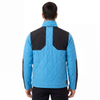 Mens Camping Hiking Mountaineering Alpinism Quilting Color Blocked Zip Jacket