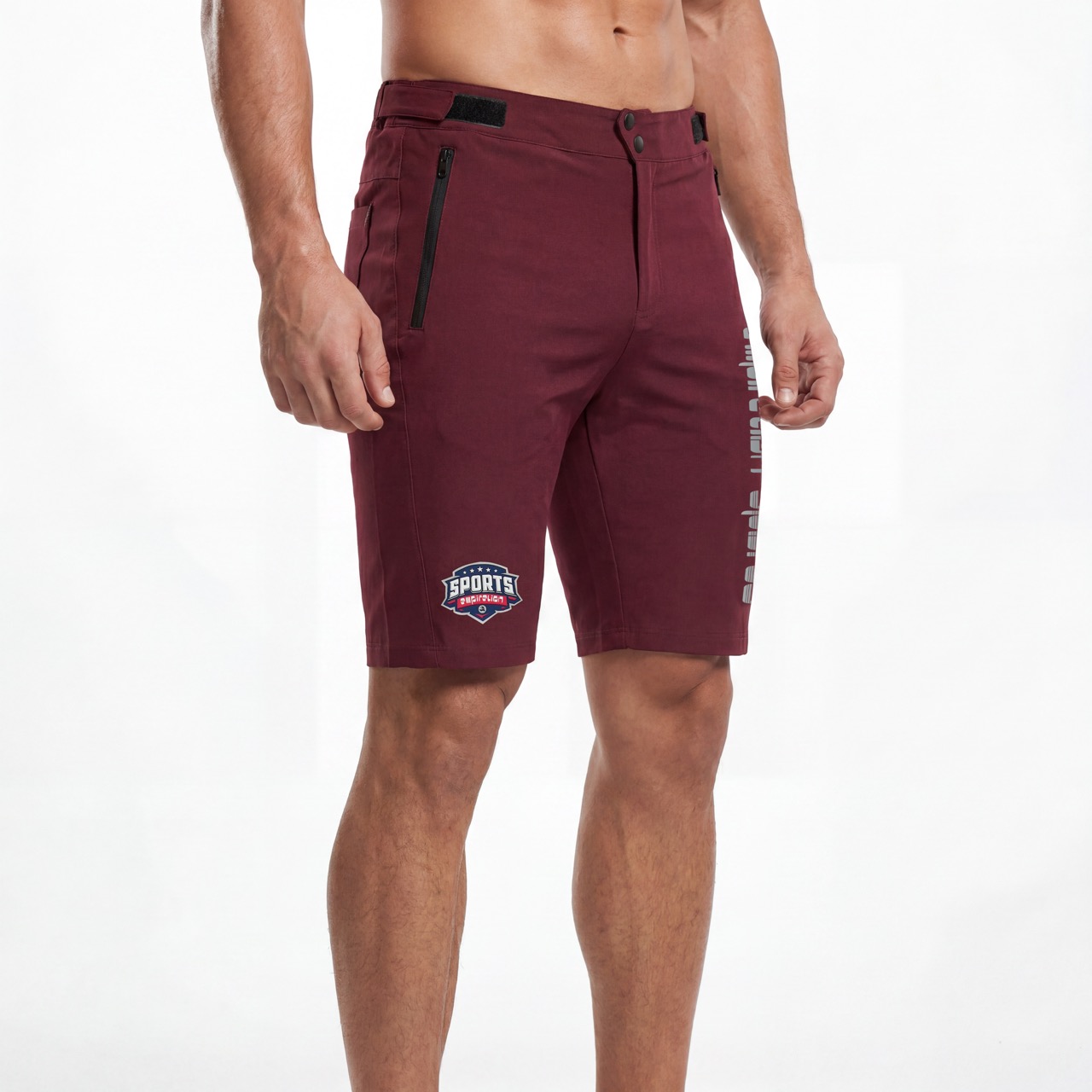 Mens Cycling Hikiing Reflective Sealed Pocket Short