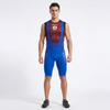 Men's Mesh Panel Bib Short