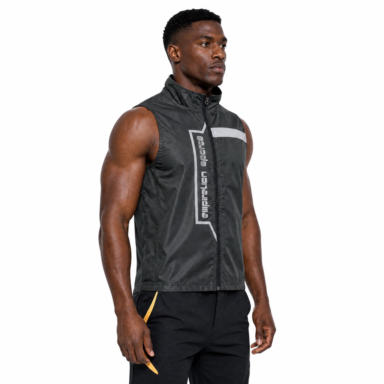Men's Reflective Trims Wind Proof Vest