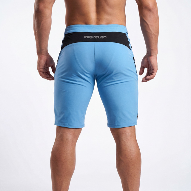 Mens Cycling Hikiing Zipper Pockets Short