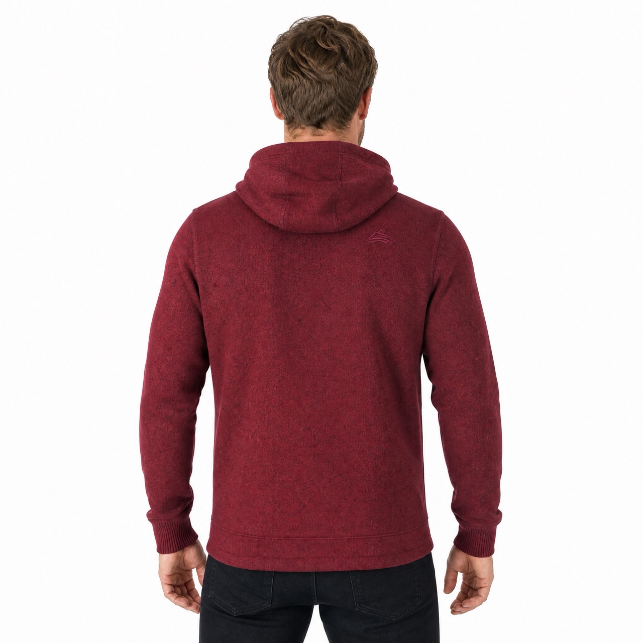 Men's Bonded Zip Thru Hoodie Cosy Thermal Windproof Climbing Hiking Sweatshirt