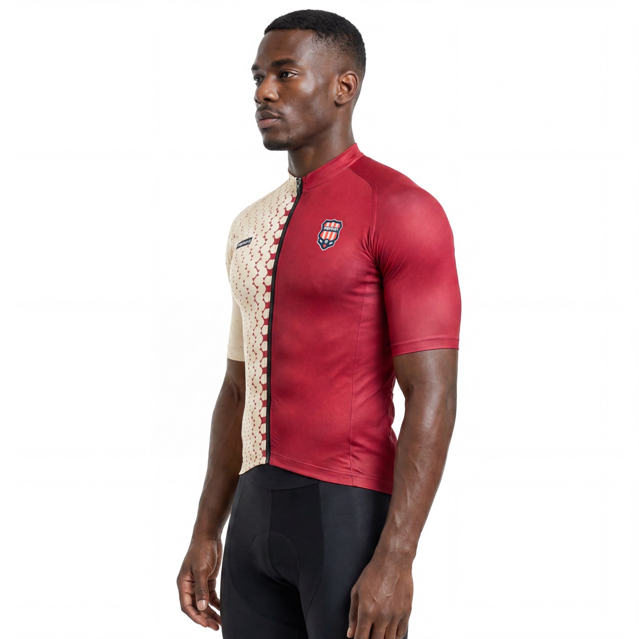 Allover Print Short-sleeved Cycling Bike Jersey