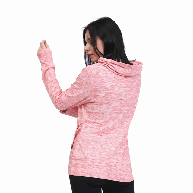 Women Cowl Neck Tunic Long Sleeve Pullover Top