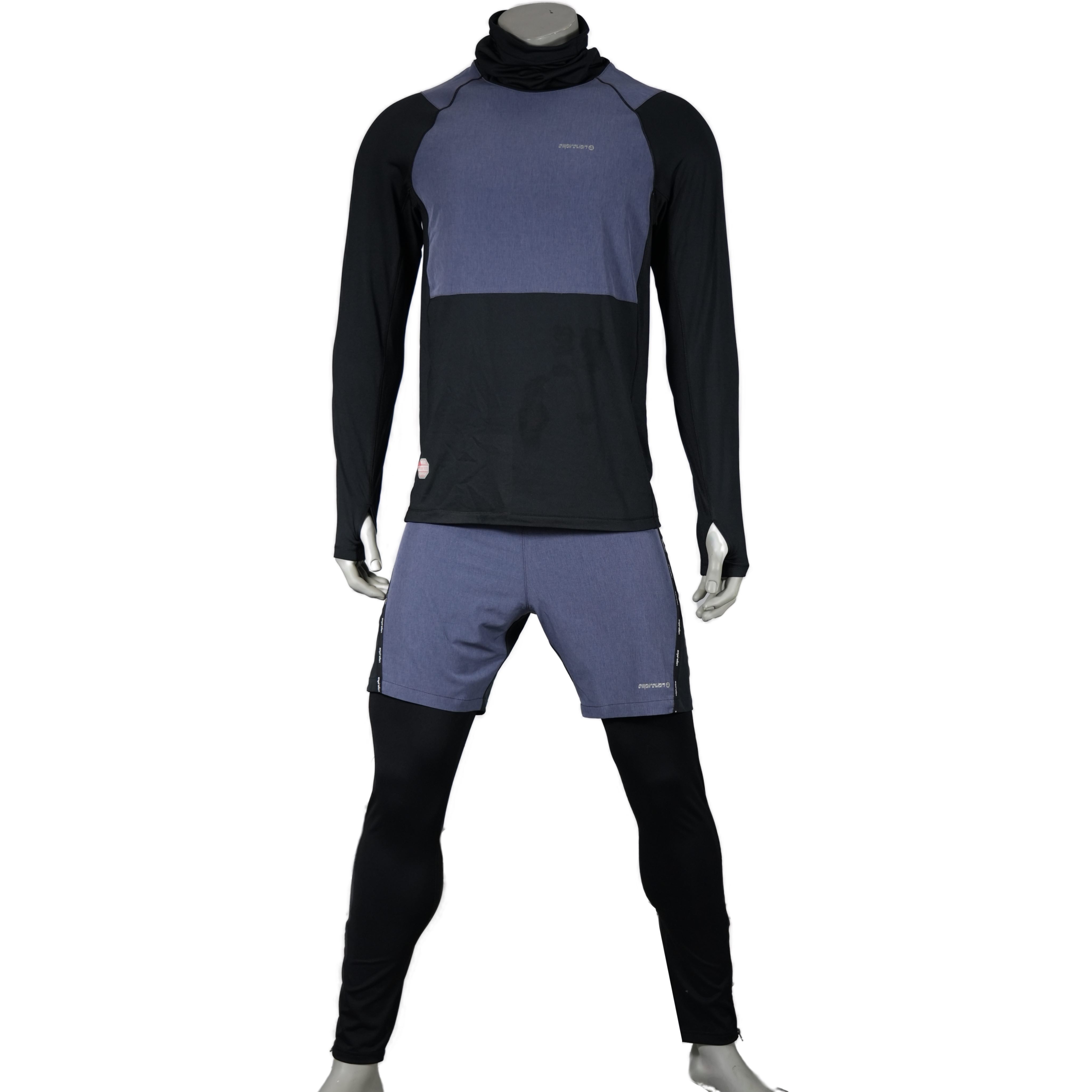Mens Wind Proof High Cowl Neck Baselayer Top