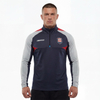 Mens Football Long Sleeve Colorblock Tops
