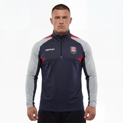 Mens Football Long Sleeve Colorblock Tops