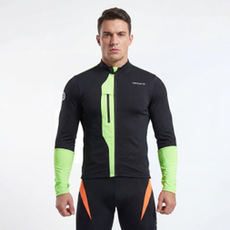 Fluro Color Block Midweight Cycling Jacket