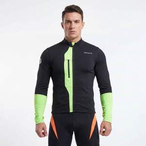 Fluro Color Block Midweight Cycling Jacket