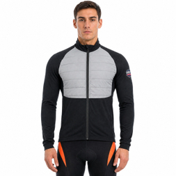 Mens Reflective Padded Cycling Jacket