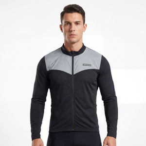 Reflective Panel Zip Through Cycling Running Jacket