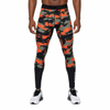 Mens Camouflage Print Baselayer Jersey Pants